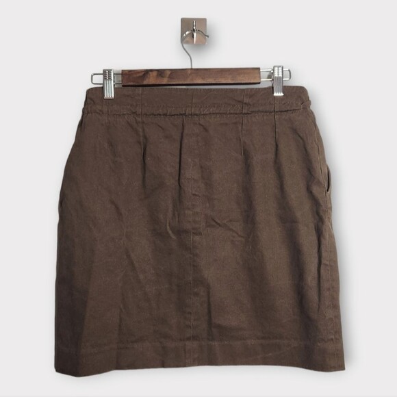 Lacoste Vintage Straight Belted Mini Skirt 8 - Picture 3 of 4